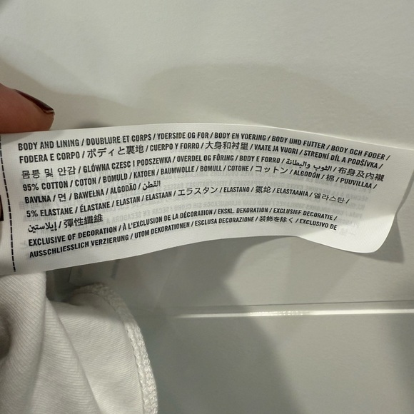 Abercrombie & Fitch White Bodysuit - Picture 3 of 6